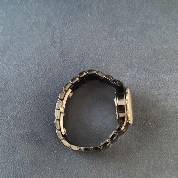 MICHELE Tahitian Black Ceramic/ Diamond Watch - Picture 5 of 11